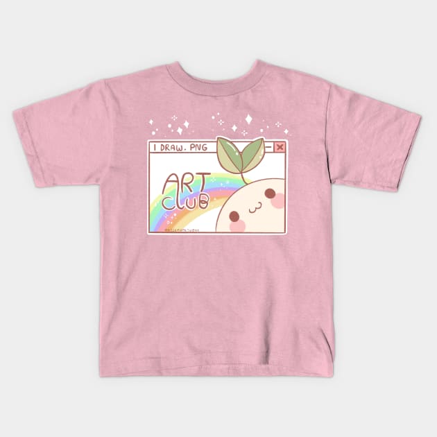 artclub Kids T-Shirt by missrainartwork 